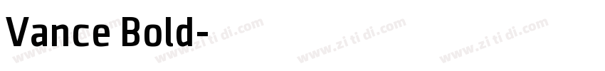 Vance Bold字体转换 Vance Bold字体转换